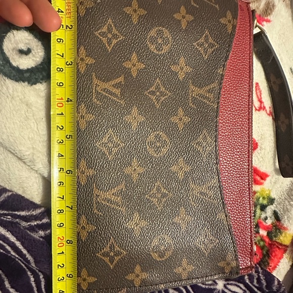 Louis Vuitton Aurore Monogram Canvas Clutch Bag - Picture 7 of 8
